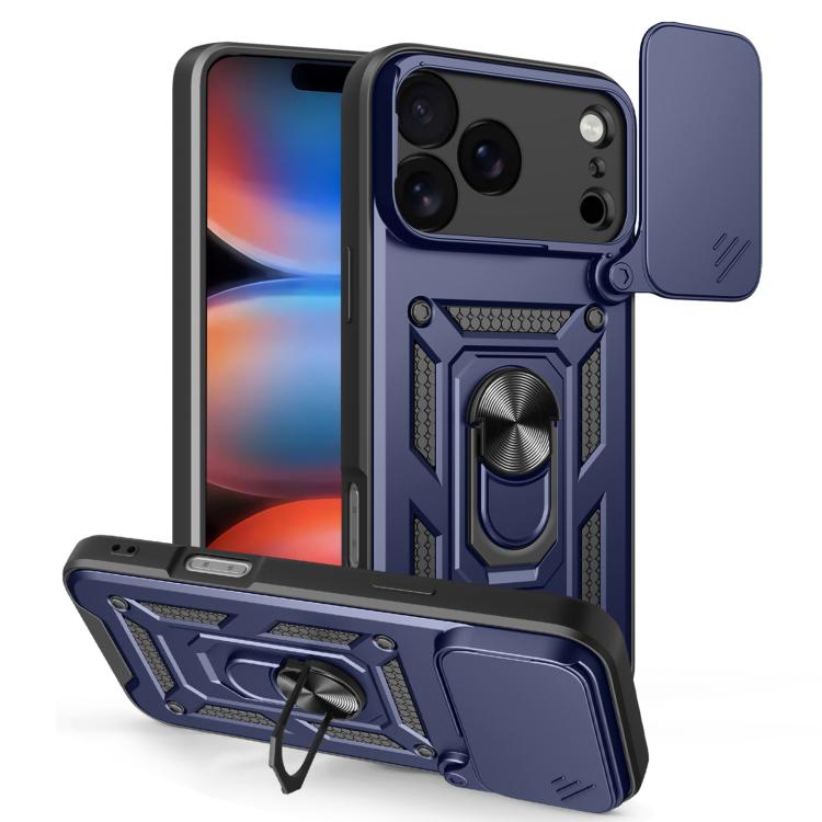 滑動鏡頭蓋設計TPU+PC手機殼，適用於iPhone 17e / 16e，iPhone 17 Pro Max，iPhone 17 Pro，iPhone 17，iPhone Air，iPhone 16 Pro Max