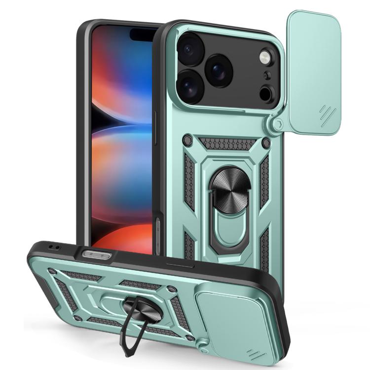 滑動鏡頭蓋設計TPU+PC手機殼，適用於iPhone 17e / 16e，iPhone 17 Pro Max，iPhone 17 Pro，iPhone 17，iPhone Air，iPhone 16 Pro Max