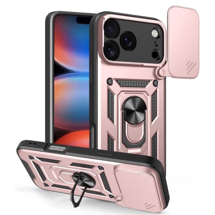 滑動鏡頭蓋設計TPU+PC手機殼，適用於iPhone 17e / 16e，iPhone 17 Pro Max，iPhone 17 Pro，iPhone 17，iPhone Air，iPhone 16 Pro Max