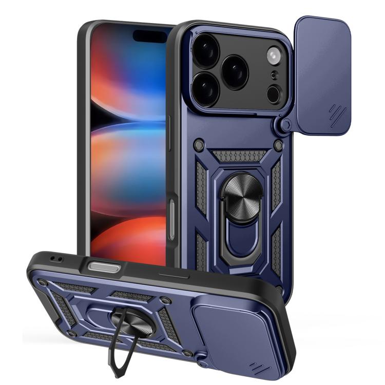滑動鏡頭蓋設計TPU+PC手機殼，適用於iPhone 17e / 16e，iPhone 17 Pro Max，iPhone 17 Pro，iPhone 17，iPhone Air，iPhone 16 Pro Max