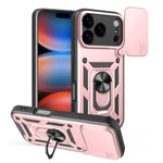 滑動鏡頭蓋設計TPU+PC手機殼，適用於iPhone 17e / 16e，iPhone 17 Pro Max，iPhone 17 Pro，iPhone 17，iPhone Air，iPhone 16 Pro Max