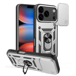 滑動鏡頭蓋設計TPU+PC手機殼，適用於iPhone 17e / 16e，iPhone 17 Pro Max，iPhone 17 Pro，iPhone 17，iPhone Air，iPhone 16 Pro Max