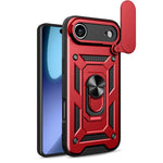 滑動鏡頭蓋設計TPU+PC手機殼，適用於iPhone 17e / 16e，iPhone 17 Pro Max，iPhone 17 Pro，iPhone 17，iPhone Air，iPhone 16 Pro Max