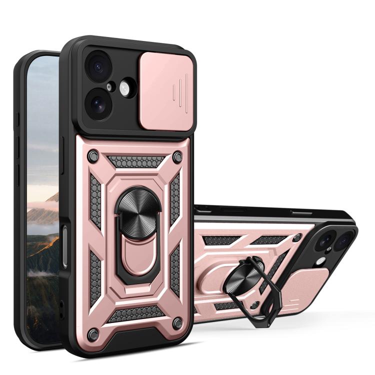 滑動鏡頭蓋設計TPU+PC手機殼，適用於iPhone 17e / 16e，iPhone 17 Pro Max，iPhone 17 Pro，iPhone 17，iPhone Air，iPhone 16 Pro Max
