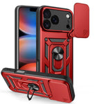 滑動鏡頭蓋設計TPU+PC手機殼，適用於iPhone 17e / 16e，iPhone 17 Pro Max，iPhone 17 Pro，iPhone 17，iPhone Air，iPhone 16 Pro Max