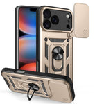 滑動鏡頭蓋設計TPU+PC手機殼，適用於iPhone 17e / 16e，iPhone 17 Pro Max，iPhone 17 Pro，iPhone 17，iPhone Air，iPhone 16 Pro Max