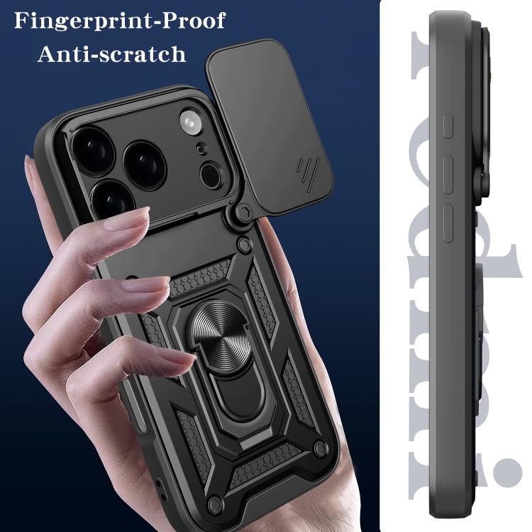 滑動鏡頭蓋設計TPU+PC手機殼，適用於iPhone 17e / 16e，iPhone 17 Pro Max，iPhone 17 Pro，iPhone 17，iPhone Air，iPhone 16 Pro Max