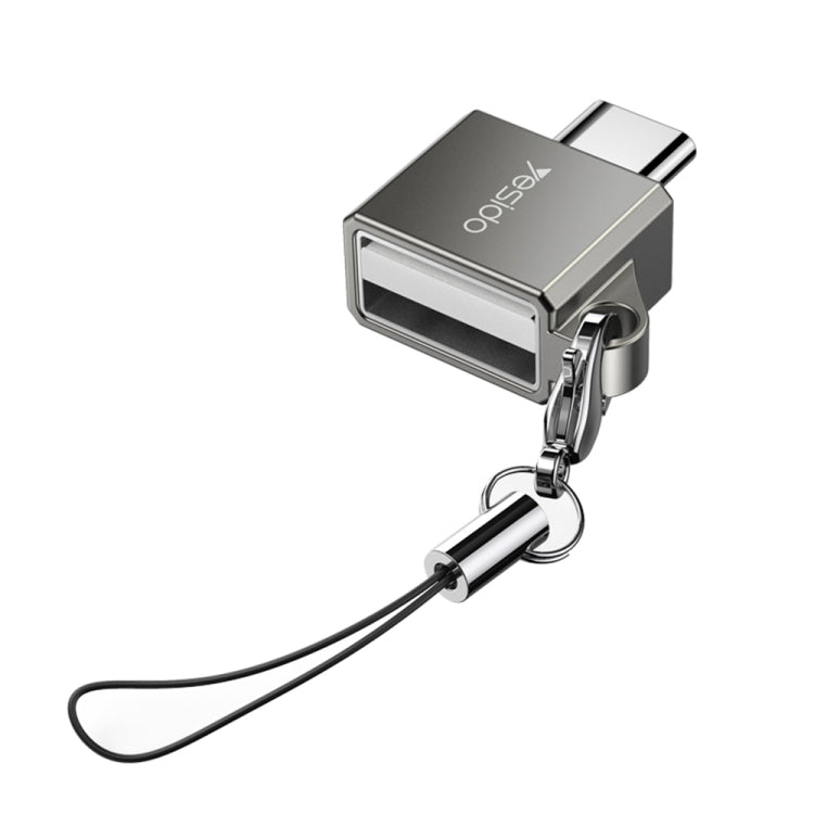 Yesido GS08 Type-C 轉 USB 3.0 OTG 迷你連接器轉接器，附鑰匙圈