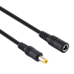 5.5 x 2.5mm 一分二母頭轉公頭直流電源分接器轉接線，線長：70cm