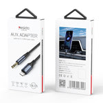 Yesido YAU35 8 Pin 轉 3.5mm AUX 音頻轉接線，YAU35