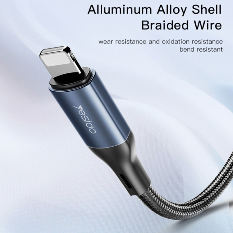 Yesido YAU35 8 Pin 轉 3.5mm AUX 音頻轉接線，YAU35