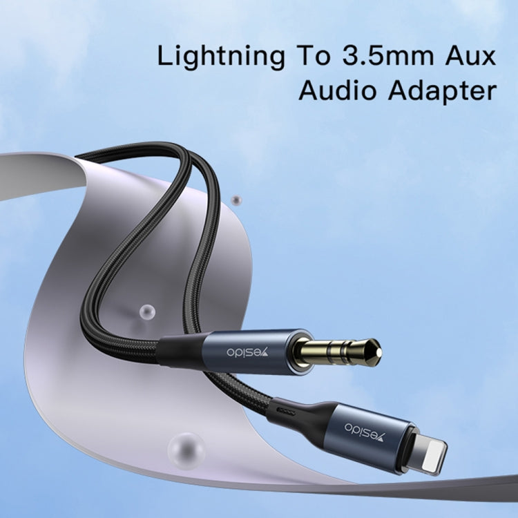 Yesido YAU35 8 Pin 轉 3.5mm AUX 音頻轉接線，YAU35