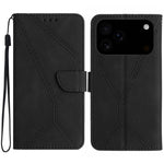 縫線壓紋皮革手機殼，適用於 iPhone 17e / 16e，適用於 iPhone 17 Pro Max，適用於 iPhone 17 Pro，適用於 iPhone 17，適用於 iPhone Air，適用於 iPhone 16 Pro Max，適用於 iPhone 16 Pro，適用於 iPhone 16 Plus