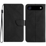 縫線壓紋皮革手機殼，適用於 iPhone 17e / 16e，適用於 iPhone 17 Pro Max，適用於 iPhone 17 Pro，適用於 iPhone 17，適用於 iPhone Air，適用於 iPhone 16 Pro Max，適用於 iPhone 16 Pro，適用於 iPhone 16 Plus