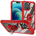 TPU + PC 鏡頭保護手機殼附指環支架，適用於 iPhone 17e / 16e、iPhone 17 Pro Max、iPhone 17、iPhone Air、iPhone 16 Pro Max、iPhone 16 Pro、iPhone 16 Plus、iPhone 16、iPhone 15 Pro Max