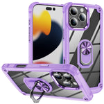TPU + PC 鏡頭保護手機殼附指環支架，適用於 iPhone 17e / 16e、iPhone 17 Pro Max、iPhone 17、iPhone Air、iPhone 16 Pro Max、iPhone 16 Pro、iPhone 16 Plus、iPhone 16、iPhone 15 Pro Max