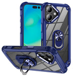 TPU + PC 鏡頭保護手機殼附指環支架，適用於 iPhone 17e / 16e、iPhone 17 Pro Max、iPhone 17、iPhone Air、iPhone 16 Pro Max、iPhone 16 Pro、iPhone 16 Plus、iPhone 16、iPhone 15 Pro Max