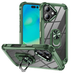 TPU + PC 鏡頭保護手機殼附指環支架，適用於 iPhone 17e / 16e、iPhone 17 Pro Max、iPhone 17、iPhone Air、iPhone 16 Pro Max、iPhone 16 Pro、iPhone 16 Plus、iPhone 16、iPhone 15 Pro Max