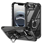 TPU + PC 鏡頭保護手機殼附指環支架，適用於 iPhone 17e / 16e、iPhone 17 Pro Max、iPhone 17、iPhone Air、iPhone 16 Pro Max、iPhone 16 Pro、iPhone 16 Plus、iPhone 16、iPhone 15 Pro Max