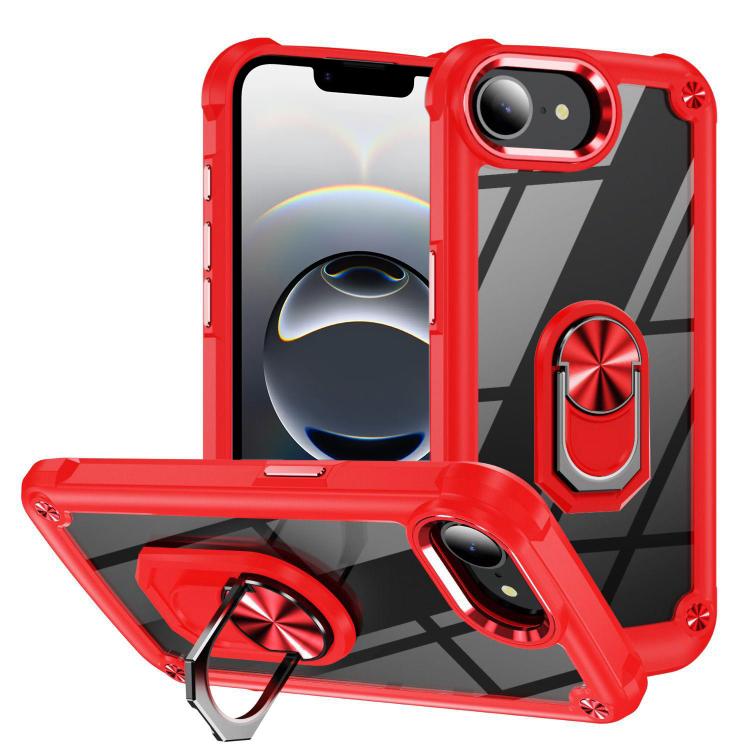 TPU + PC 鏡頭保護手機殼附指環支架，適用於 iPhone 17e / 16e、iPhone 17 Pro Max、iPhone 17、iPhone Air、iPhone 16 Pro Max、iPhone 16 Pro、iPhone 16 Plus、iPhone 16、iPhone 15 Pro Max