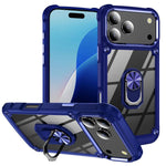 TPU + PC 鏡頭保護手機殼附指環支架，適用於 iPhone 17e / 16e、iPhone 17 Pro Max、iPhone 17、iPhone Air、iPhone 16 Pro Max、iPhone 16 Pro、iPhone 16 Plus、iPhone 16、iPhone 15 Pro Max