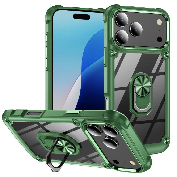 TPU + PC 鏡頭保護手機殼附指環支架，適用於 iPhone 17e / 16e、iPhone 17 Pro Max、iPhone 17、iPhone Air、iPhone 16 Pro Max、iPhone 16 Pro、iPhone 16 Plus、iPhone 16、iPhone 15 Pro Max