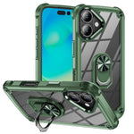 TPU + PC 鏡頭保護手機殼附指環支架，適用於 iPhone 17e / 16e、iPhone 17 Pro Max、iPhone 17、iPhone Air、iPhone 16 Pro Max、iPhone 16 Pro、iPhone 16 Plus、iPhone 16、iPhone 15 Pro Max