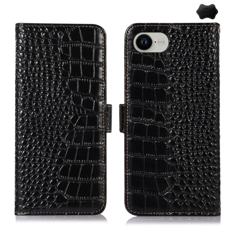 鱷魚紋頭層牛皮手機殼，適用於 iPhone 16e / 17e、iPhone 17 Pro Max、iPhone 17 Pro、iPhone 17、iPhone Air、iPhone 16 Pro Max、iPhone 16 Pro、iPhone 16 Plus、iPhone 16、iPhone 15 Pro Max