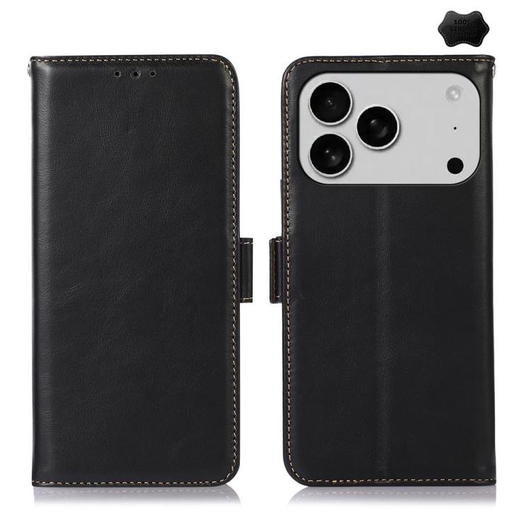 瘋馬紋頭層牛皮手機殼，適用於 iPhone 17 Pro Max、iPhone 17 Pro、iPhone 17、iPhone Air、iPhone 16 Pro Max、iPhone 16 Pro、iPhone 16 Plus、iPhone 16、iPhone 15 Pro Max、iPhone 15 Pro