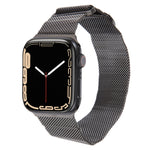 米蘭尼斯金屬磁吸錶帶，適用於 Apple Watch SE 2022 44mm，Apple Watch 7 41mm，Apple Watch 7 45mm