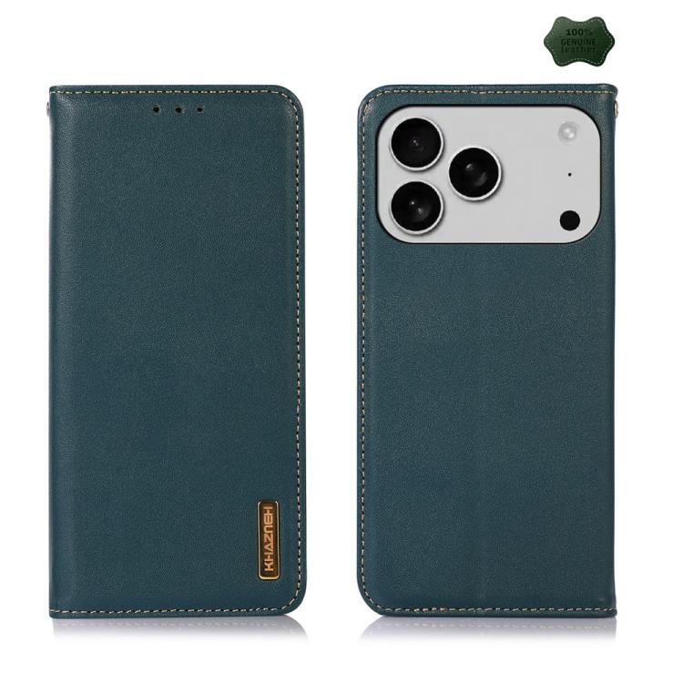 KHAZNEH 納帕頭層牛皮手機殼，適用於 iPhone 17 Pro Max、iPhone 16e / 17e、iPhone 17 Pro、iPhone 17、iPhone Air、iPhone 16e、iPhone 16 Pro Max、iPhone 16 Pro、iPhone 16 Plus、iPhone 16