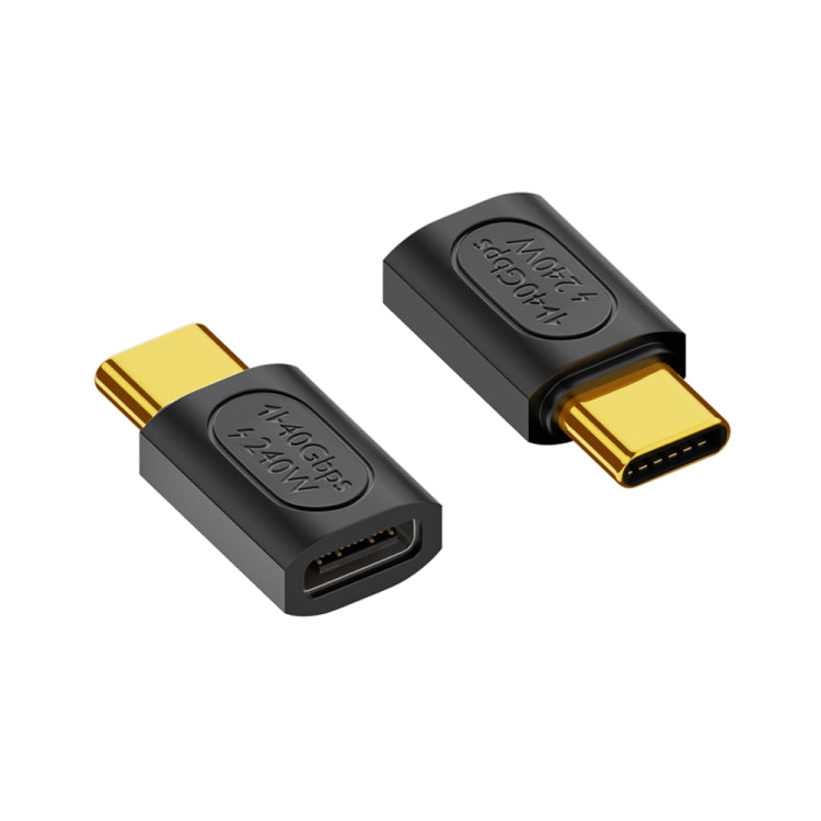 40Gbps 240W USB-C / Type-C 母頭轉 USB-C / Type-C 母頭直通轉接器, 直通轉接器
