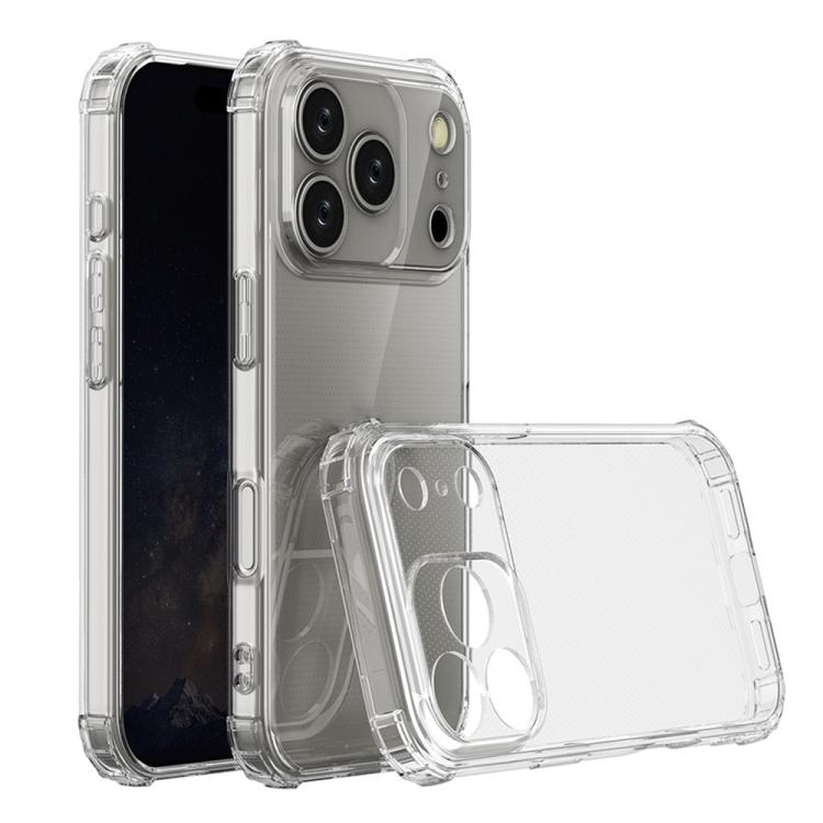 四角防震透明 TPU 手機殼，適用於 iPhone 17 Pro Max、iPhone 17 Pro、iPhone 17、iPhone Air、iPhone 16 Pro Max、iPhone 16 Pro、iPhone 16 Plus、iPhone 16、iPhone 15 Pro Max、iPhone 15 Pro、iPhone 15 Pro
