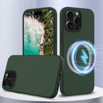 防震矽膠 Magsafe 手機殼，適用於 iPhone 16 Pro Max、iPhone 16 Pro、iPhone 16 Plus、iPhone 16、iPhone 15 Pro Max