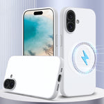 防震矽膠 Magsafe 手機殼，適用於 iPhone 16 Pro Max、iPhone 16 Pro、iPhone 16 Plus、iPhone 16、iPhone 15 Pro Max