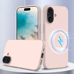 防震矽膠 Magsafe 手機殼，適用於 iPhone 16 Pro Max、iPhone 16 Pro、iPhone 16 Plus、iPhone 16、iPhone 15 Pro Max