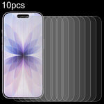10片裝0.26mm 9H 2.5D高鋁鋼化玻璃膜，適用於iPhone 17 Pro Max、iPhone 17 Pro / 17、iPhone Air、iPhone 16 Pro Max、iPhone 16 Pro、iPhone 16 Plus、iPhone 16、iPhone 15 Plus / 15 Pro Max、iPhone 15 / 15 Pro