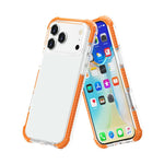 四角防震 TPU 混合壓克力手機殼，適用於 iPhone 17 Pro Max、iPhone 17 Pro、iPhone 17、iPhone Air