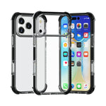 四角防震 TPU 混合壓克力手機殼，適用於 iPhone 17 Pro Max、iPhone 17 Pro、iPhone 17、iPhone Air