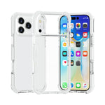 四角防震 TPU 混合壓克力手機殼，適用於 iPhone 17 Pro Max、iPhone 17 Pro、iPhone 17、iPhone Air