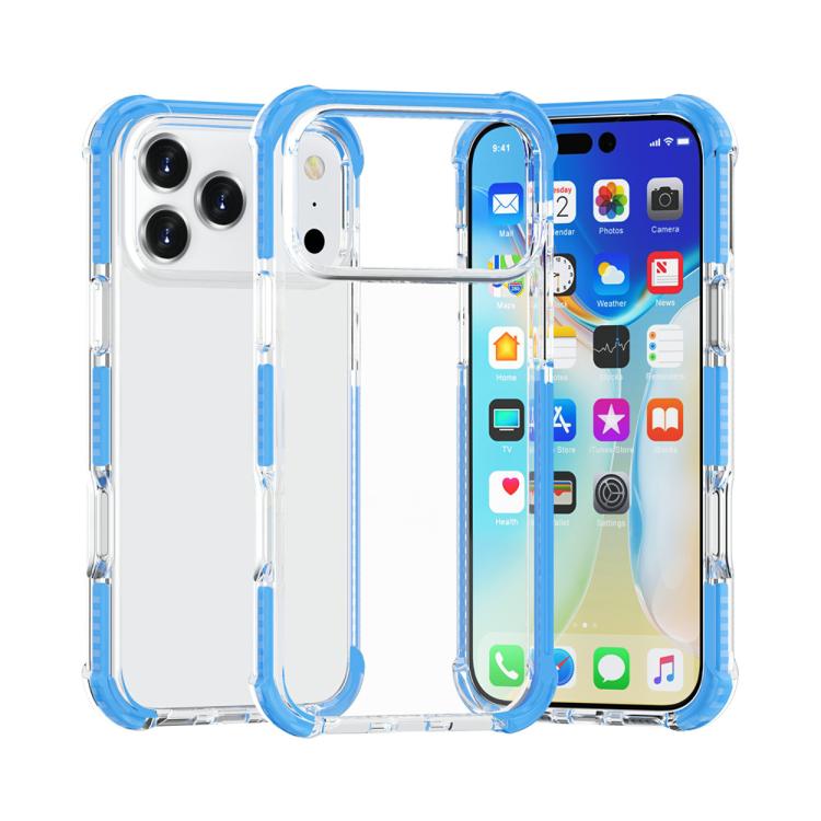 四角防震 TPU 混合壓克力手機殼，適用於 iPhone 17 Pro Max、iPhone 17 Pro、iPhone 17、iPhone Air