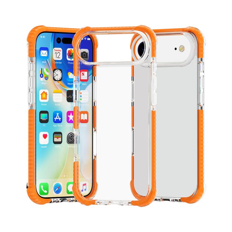 四角防震 TPU 混合壓克力手機殼，適用於 iPhone 17 Pro Max、iPhone 17 Pro、iPhone 17、iPhone Air