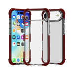 四角防震 TPU 混合壓克力手機殼，適用於 iPhone 17 Pro Max、iPhone 17 Pro、iPhone 17、iPhone Air