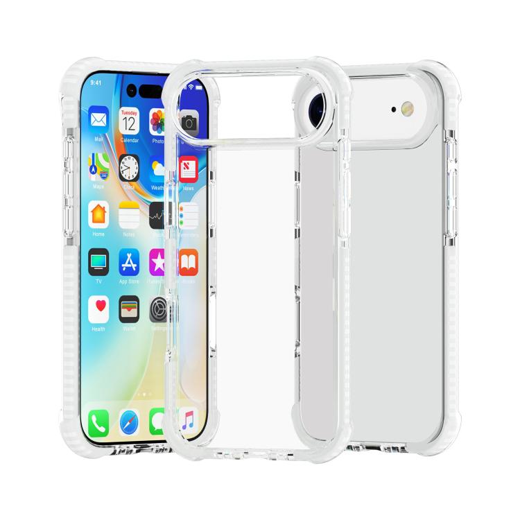 四角防震 TPU 混合壓克力手機殼，適用於 iPhone 17 Pro Max、iPhone 17 Pro、iPhone 17、iPhone Air