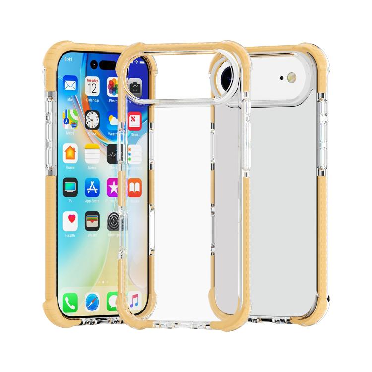 四角防震 TPU 混合壓克力手機殼，適用於 iPhone 17 Pro Max、iPhone 17 Pro、iPhone 17、iPhone Air