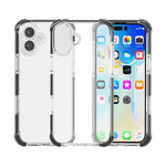 四角防震 TPU 混合壓克力手機殼，適用於 iPhone 17 Pro Max、iPhone 17 Pro、iPhone 17、iPhone Air