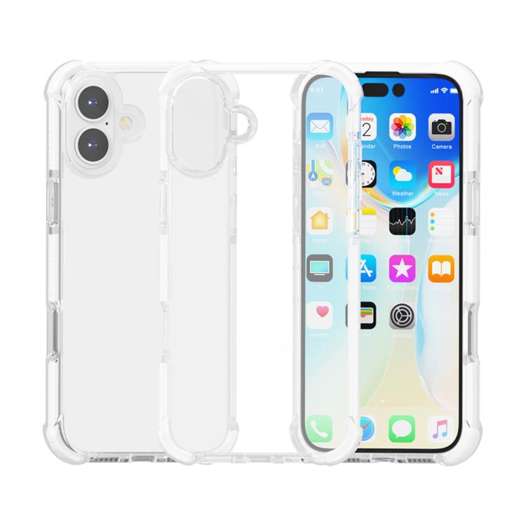 四角防震 TPU 混合壓克力手機殼，適用於 iPhone 17 Pro Max、iPhone 17 Pro、iPhone 17、iPhone Air