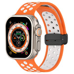 磁扣矽膠錶帶，適用於 Apple Watch Ultra 49mm，適用於 Apple Watch SE 2023 44mm，適用於 Apple Watch SE 2023 40mm