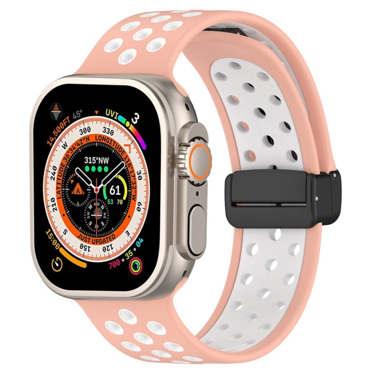 磁扣矽膠錶帶，適用於 Apple Watch Ultra 49mm，適用於 Apple Watch SE 2023 44mm，適用於 Apple Watch SE 2023 40mm