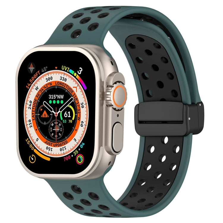 磁扣矽膠錶帶，適用於 Apple Watch Ultra 49mm，適用於 Apple Watch SE 2023 44mm，適用於 Apple Watch SE 2023 40mm